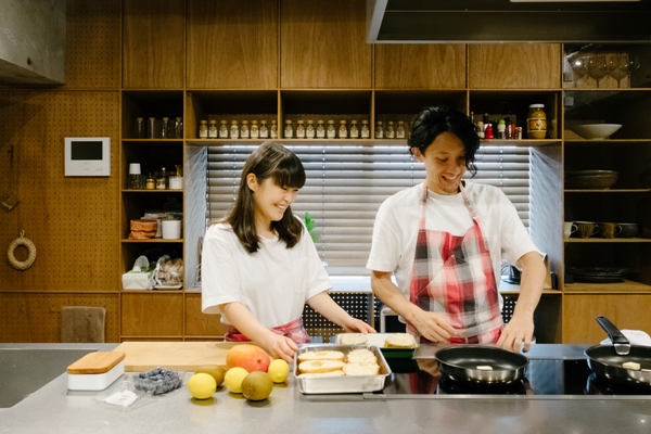 料理家夫妻とこだわりキッチン